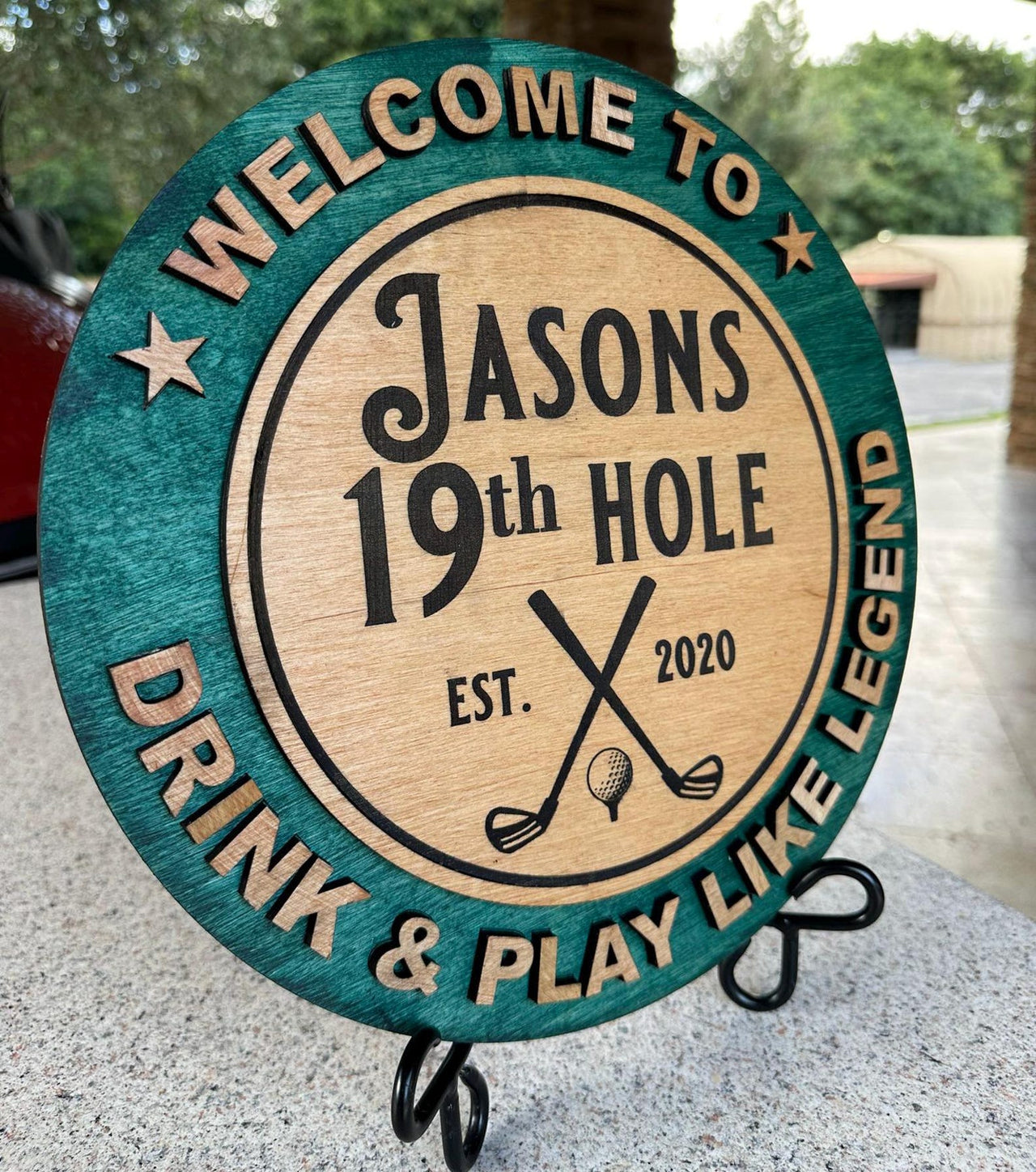 19th Hole- Carved & Crafted Wood