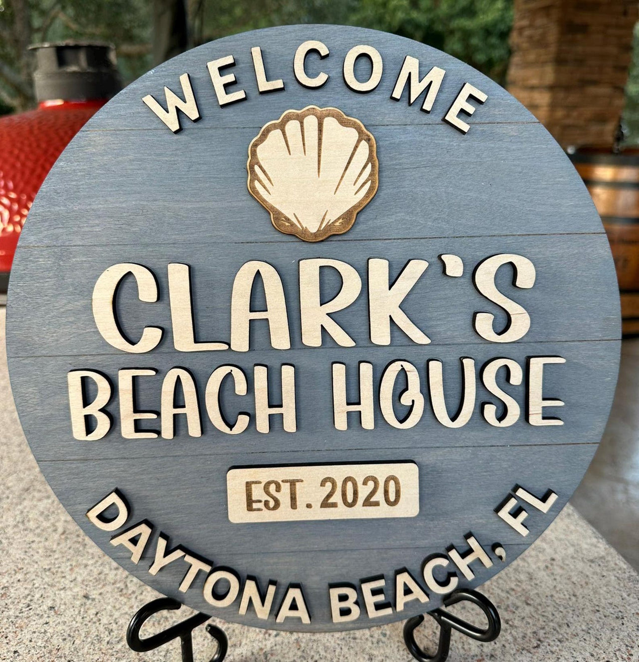 Custom Beach House- Carved & Crafted Wood Sign