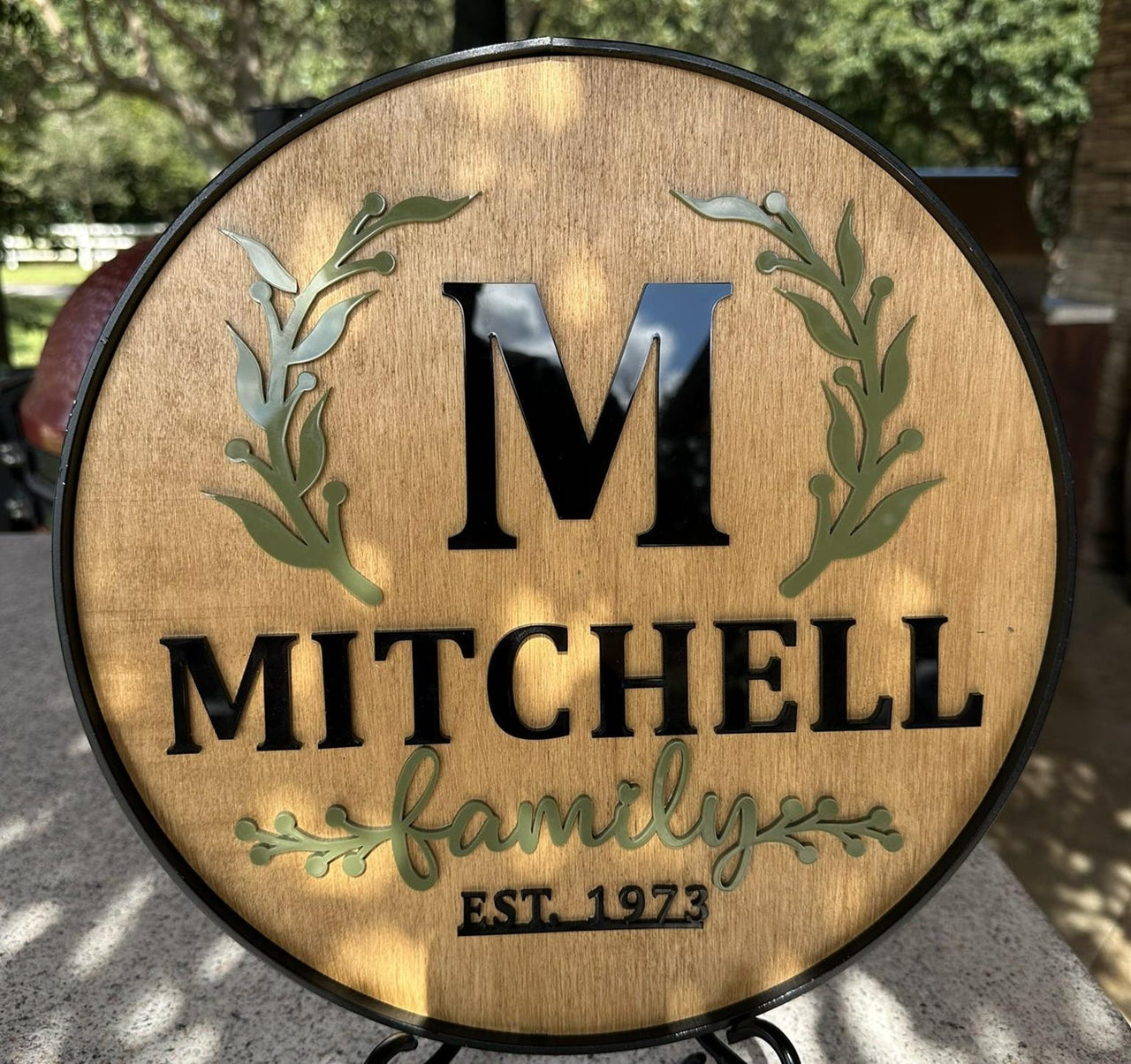 Custom Family Vine- Crafted Wood & Metal