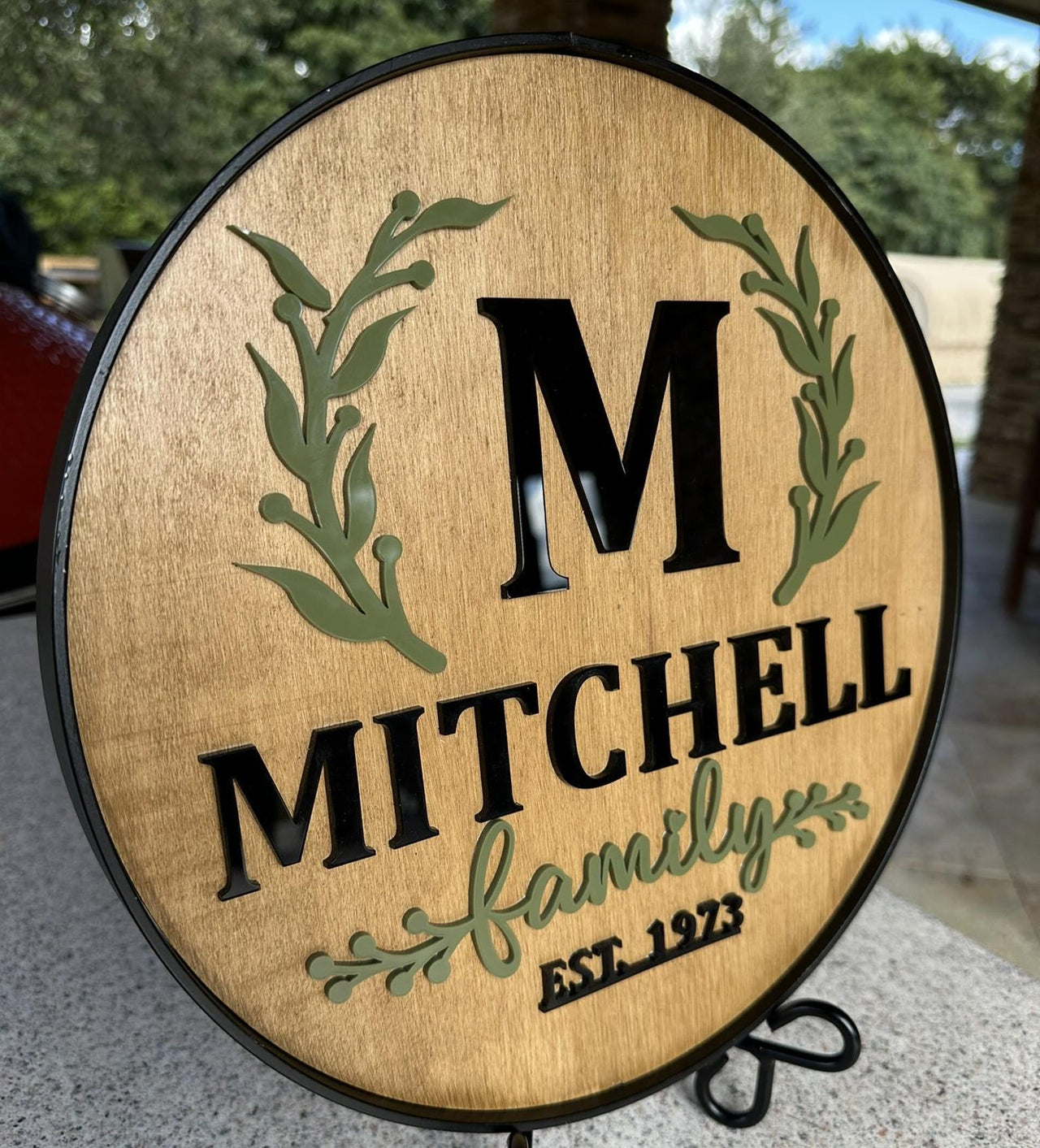 Custom Family Vine- Crafted Wood & Metal