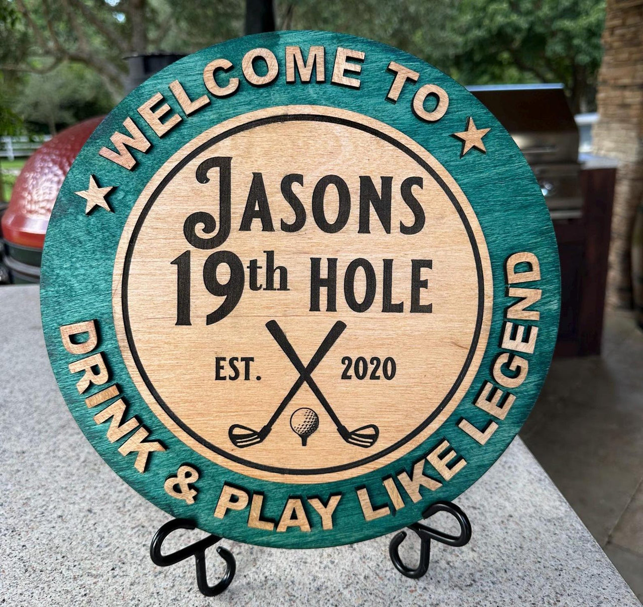 19th Hole- Carved & Crafted Wood