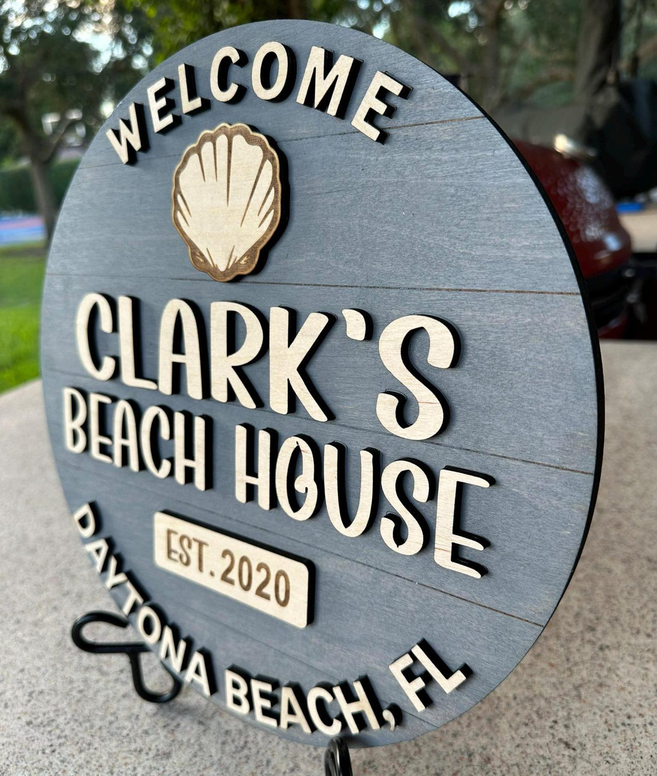 Custom Beach House- Carved & Crafted Wood Sign