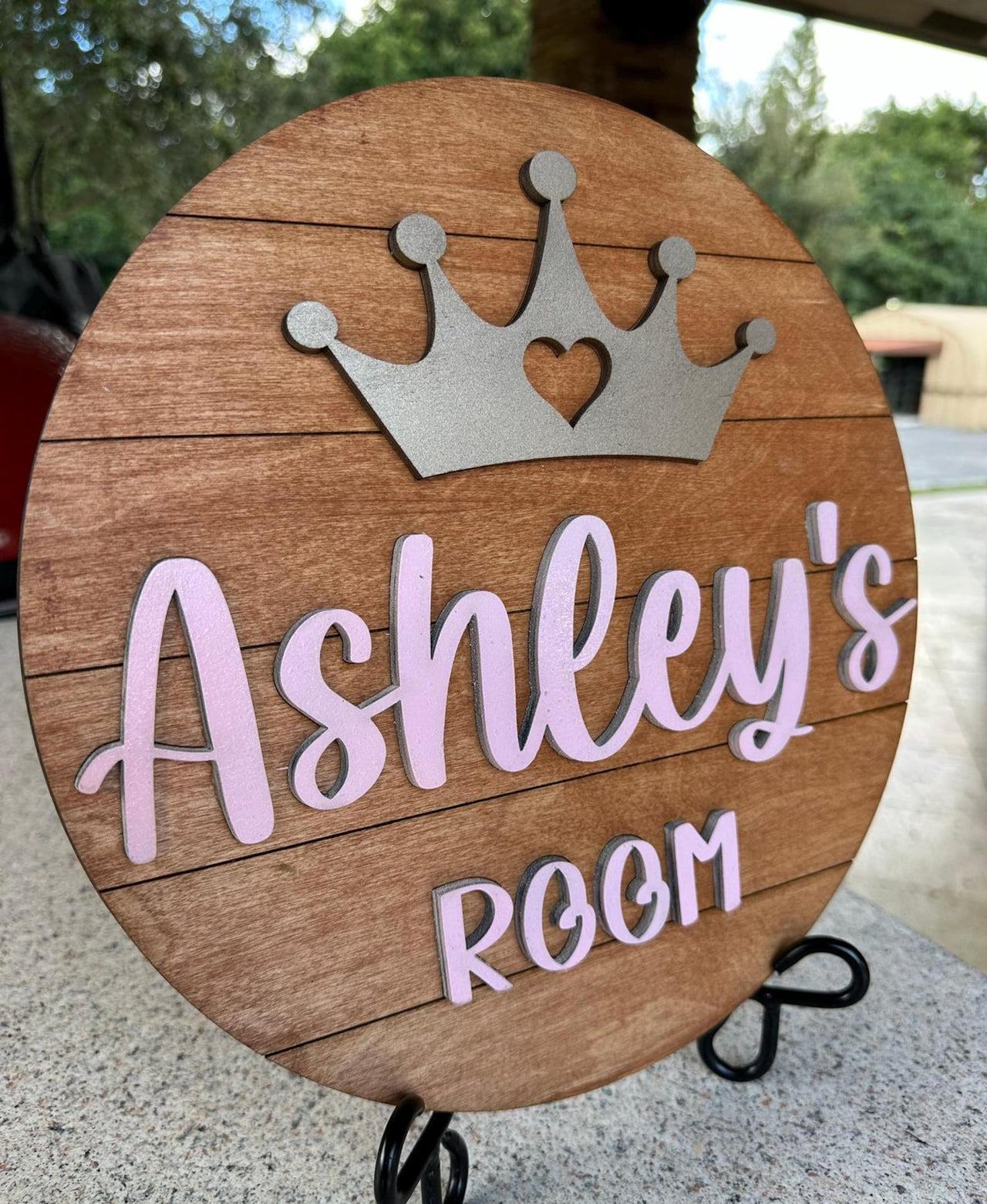 Custom Girls Room- Carved & Crafted Wood Sign